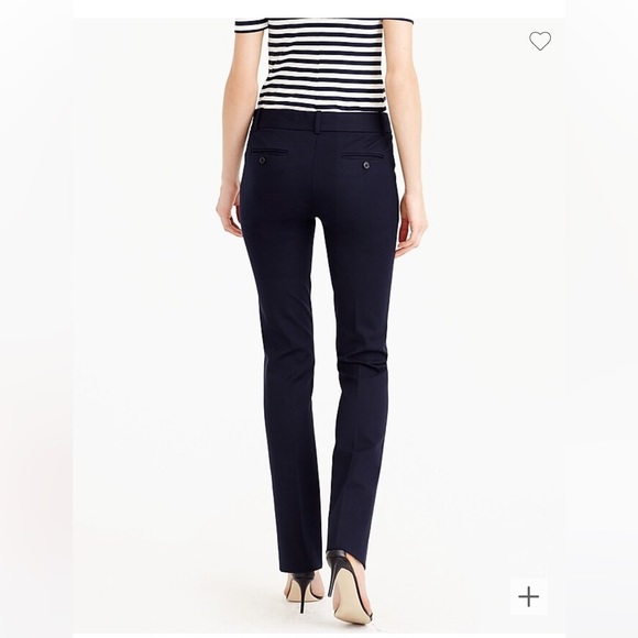 J. Crew Campbell Trouser in 2-way stretch cotton red size 2 G0744 - Picture 7 of 7